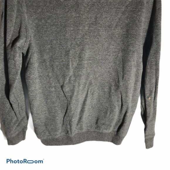 tasso elba gray turtle neck sweater long sleeve cotton medium armpit to armpit 2 - Picture 5 of 8